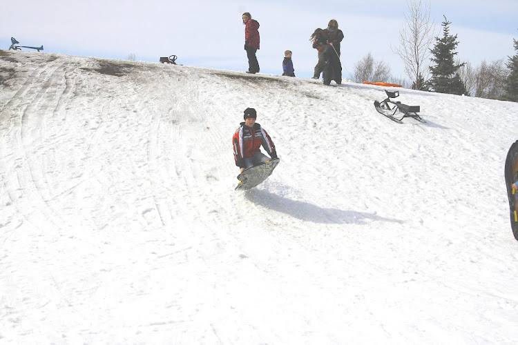 Dinosaur Sledding Hill